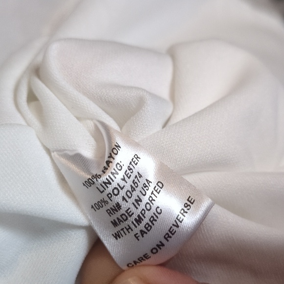 The Vanity Room Strapless White Dress - Picture 6 of 7